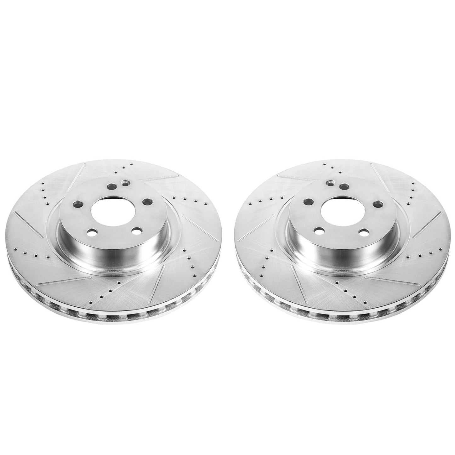 PowerStop Power Stop 07-08 Mercedes-Benz CL550 Front Evolution Drilled & Slotted Rotors - Pair EBR869XPR