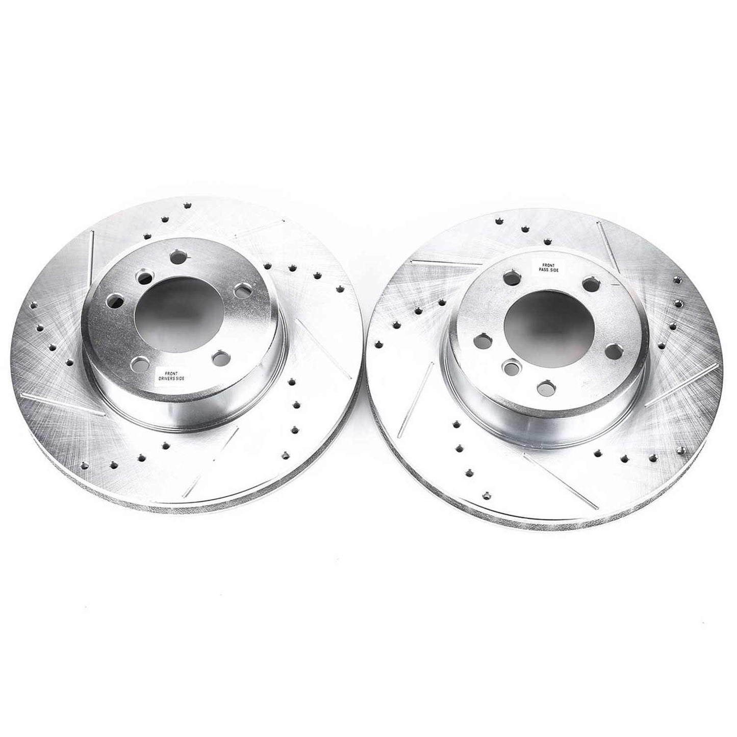 PowerStop Power Stop 04-06 BMW 525i Front Evolution Drilled & Slotted Rotors - Pair EBR870XPR
