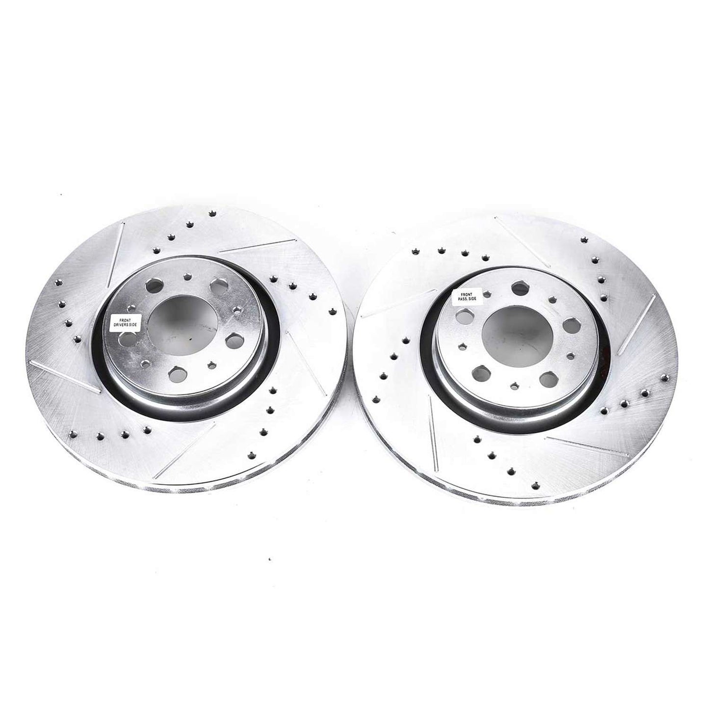 PowerStop Power Stop 08-09 Volvo S60 Front Evolution Drilled & Slotted Rotors - Pair EBR893XPR