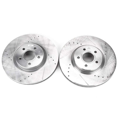 PowerStop Power Stop 13-19 Ford Escape Front Evolution Drilled & Slotted Rotors - Pair EBR897XPR