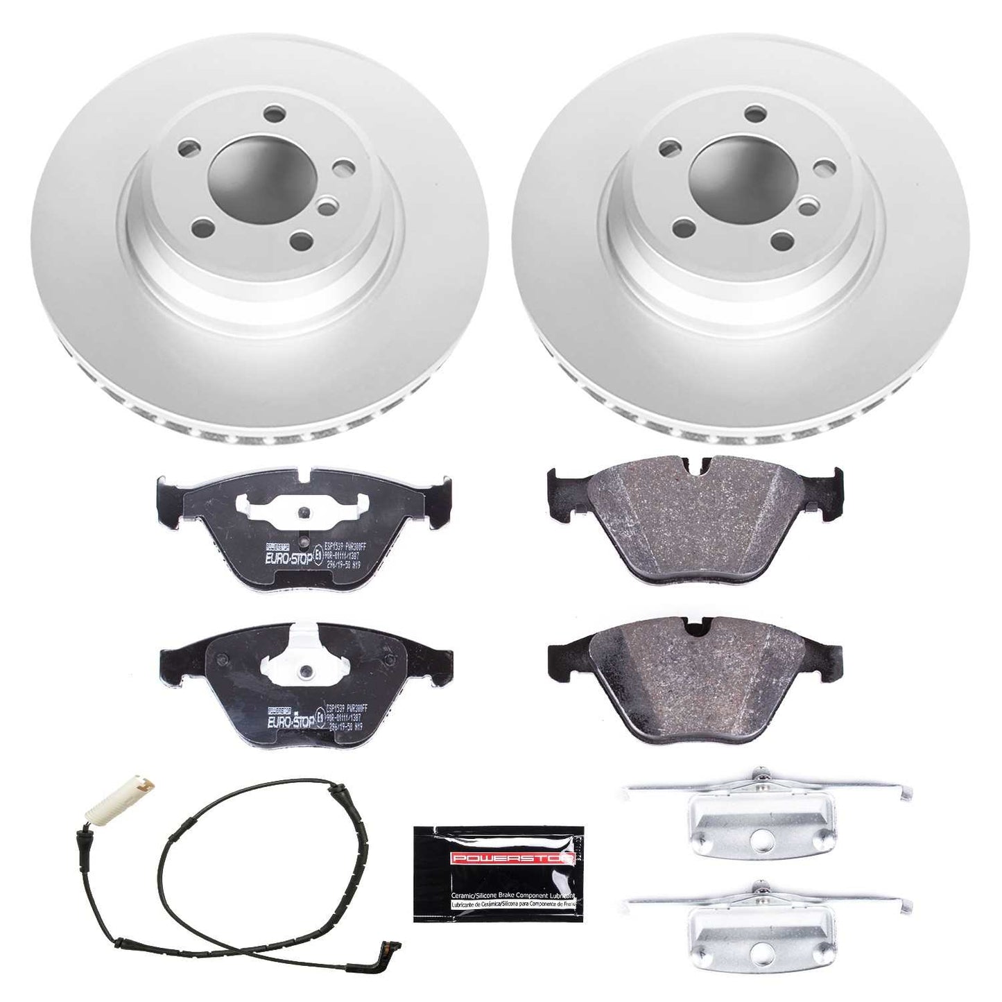PowerStop Power Stop 02-05 BMW 745i Front Euro-Stop Brake Kit ESK2054