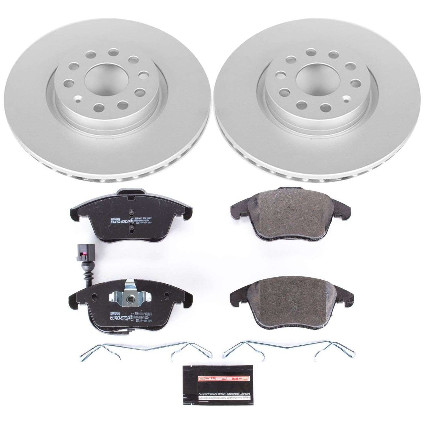 PowerStop Power Stop 15-18 Audi Q3 Front Euro-Stop Brake Kit ESK2963