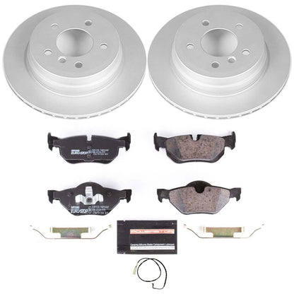 PowerStop Power Stop 07-10 BMW 328i Rear Euro-Stop Brake Kit ESK3002