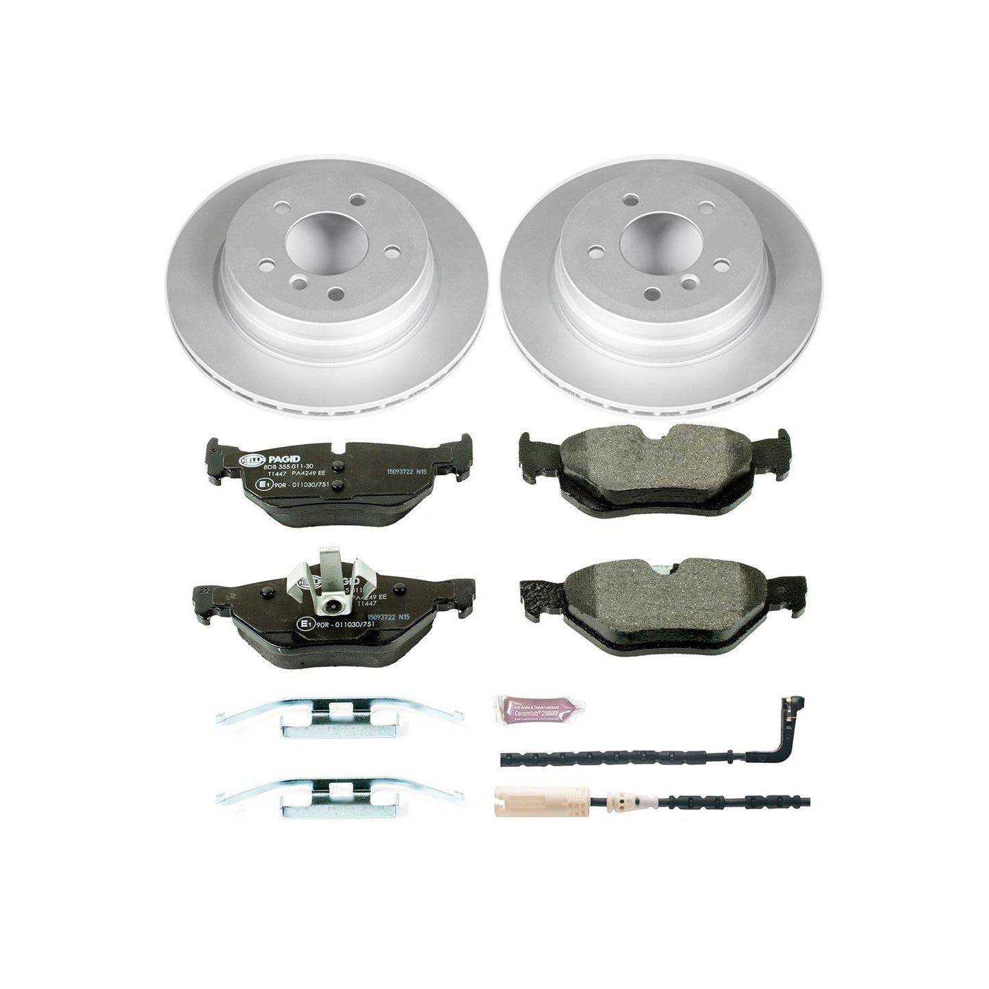 PowerStop Power Stop 07-10 BMW 328i Rear Euro-Stop Brake Kit ESK3002