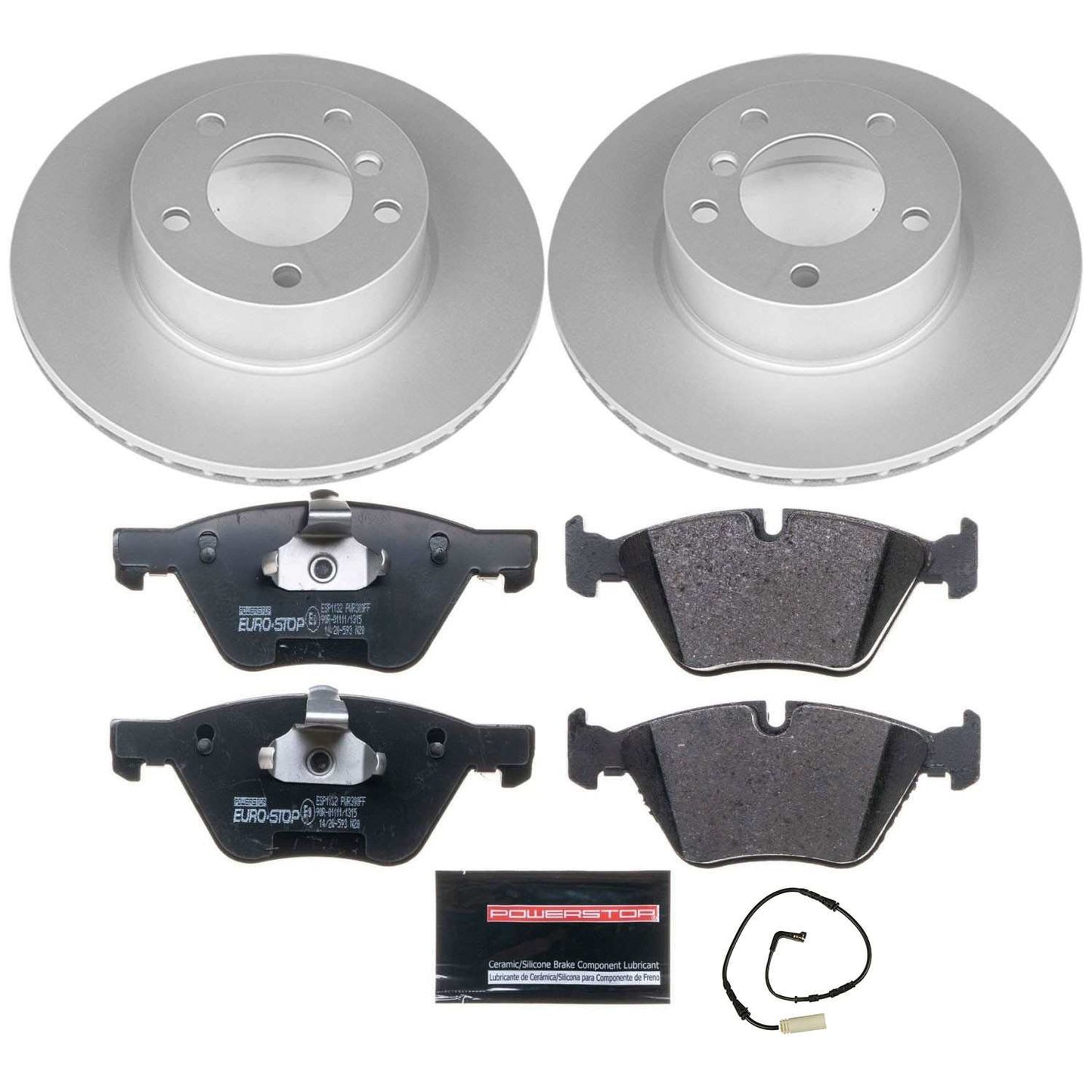 PowerStop Power Stop 08-10 BMW 128i Front Euro-Stop Brake Kit ESK3087