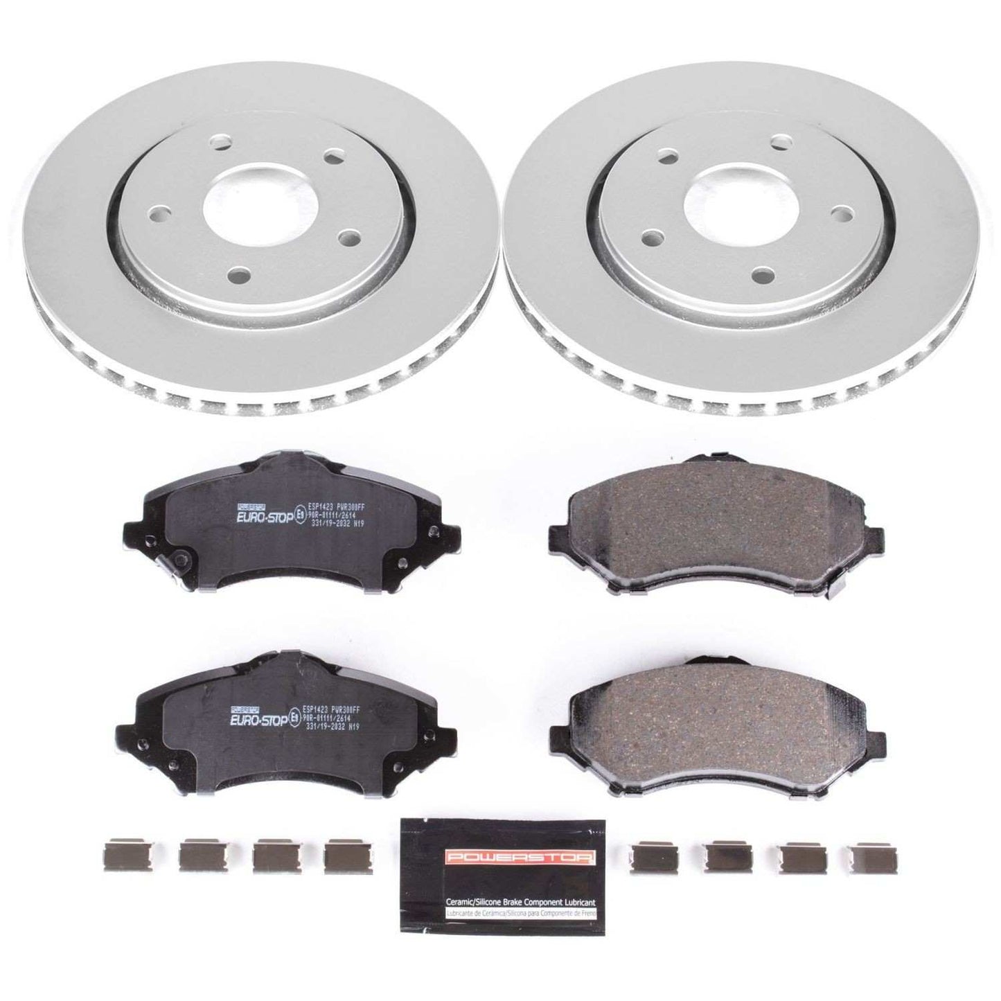 PowerStop Power Stop 08-16 Chrysler Town & Country Front Euro-Stop Brake Kit ESK3118