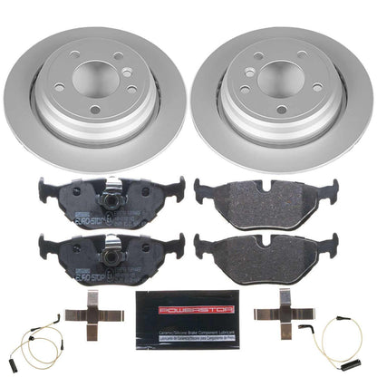 PowerStop Power Stop 01-03 BMW 525i Rear Euro-Stop Brake Kit ESK3125