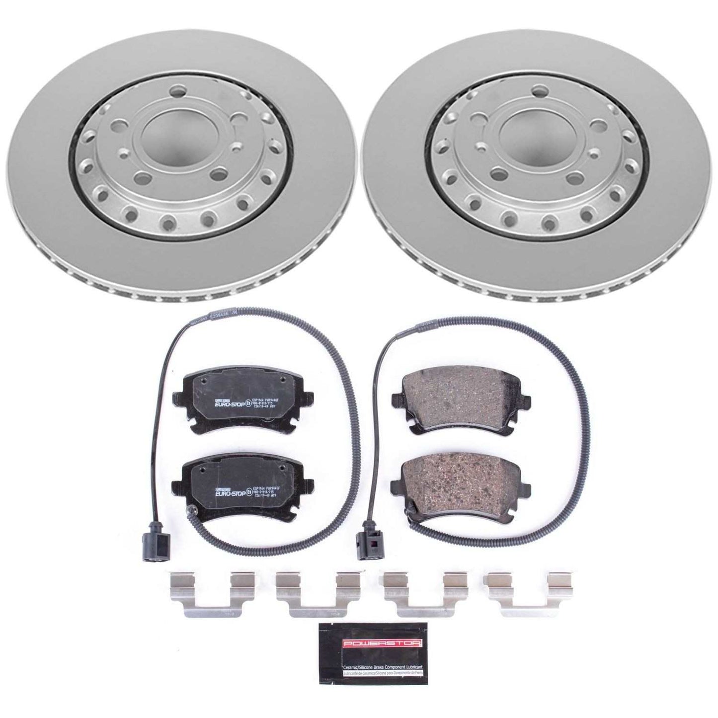 PowerStop Power Stop 03-10 Audi A8 Quattro Rear Euro-Stop Brake Kit ESK4562