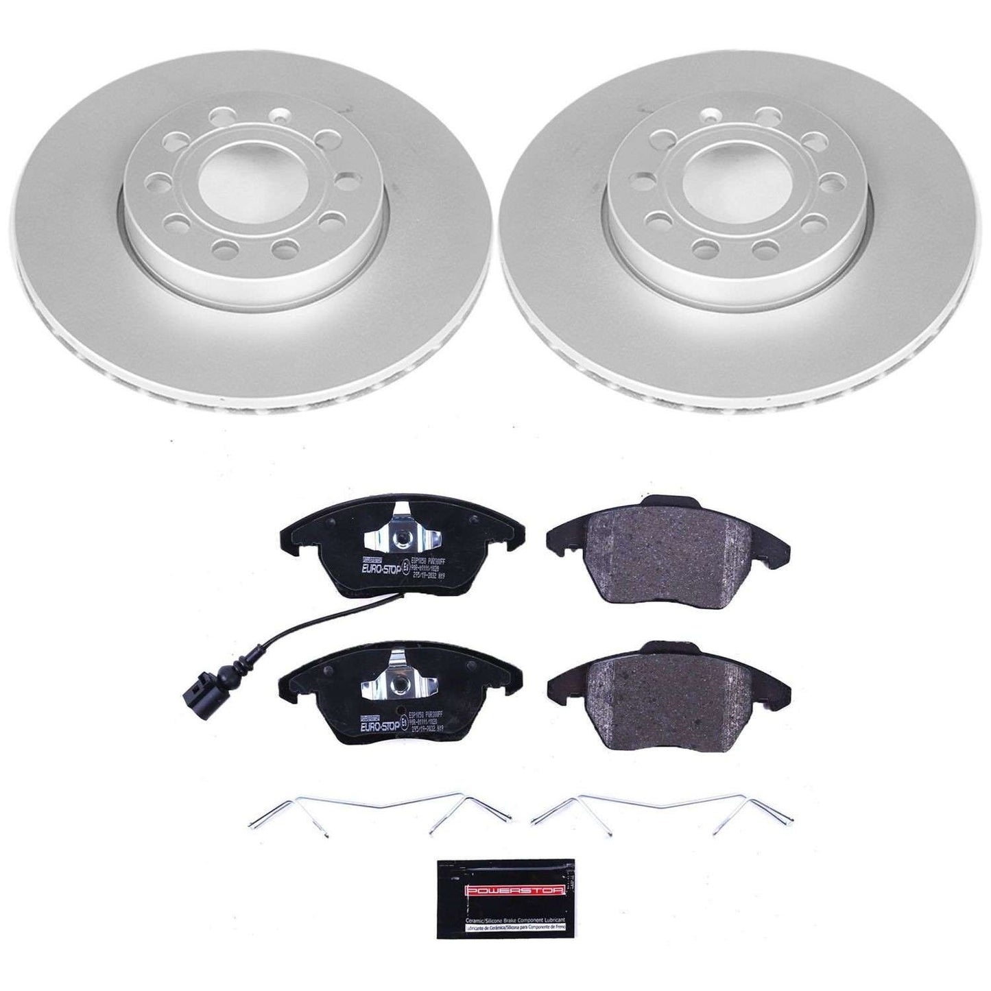 PowerStop Power Stop 10-12 Audi A3 Front Euro-Stop Brake Kit ESK4623
