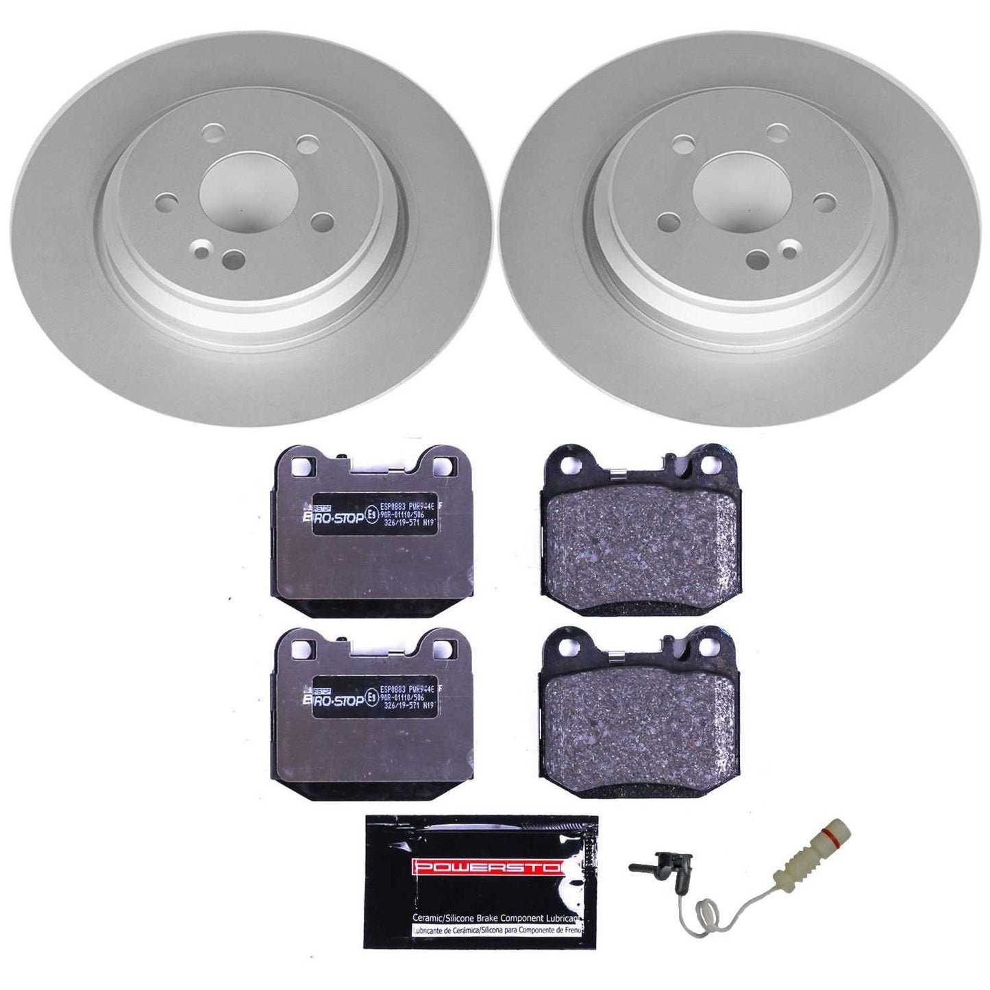 PowerStop Power Stop 00-01 Mercedes-Benz ML430 Rear Euro-Stop Brake Kit ESK5261