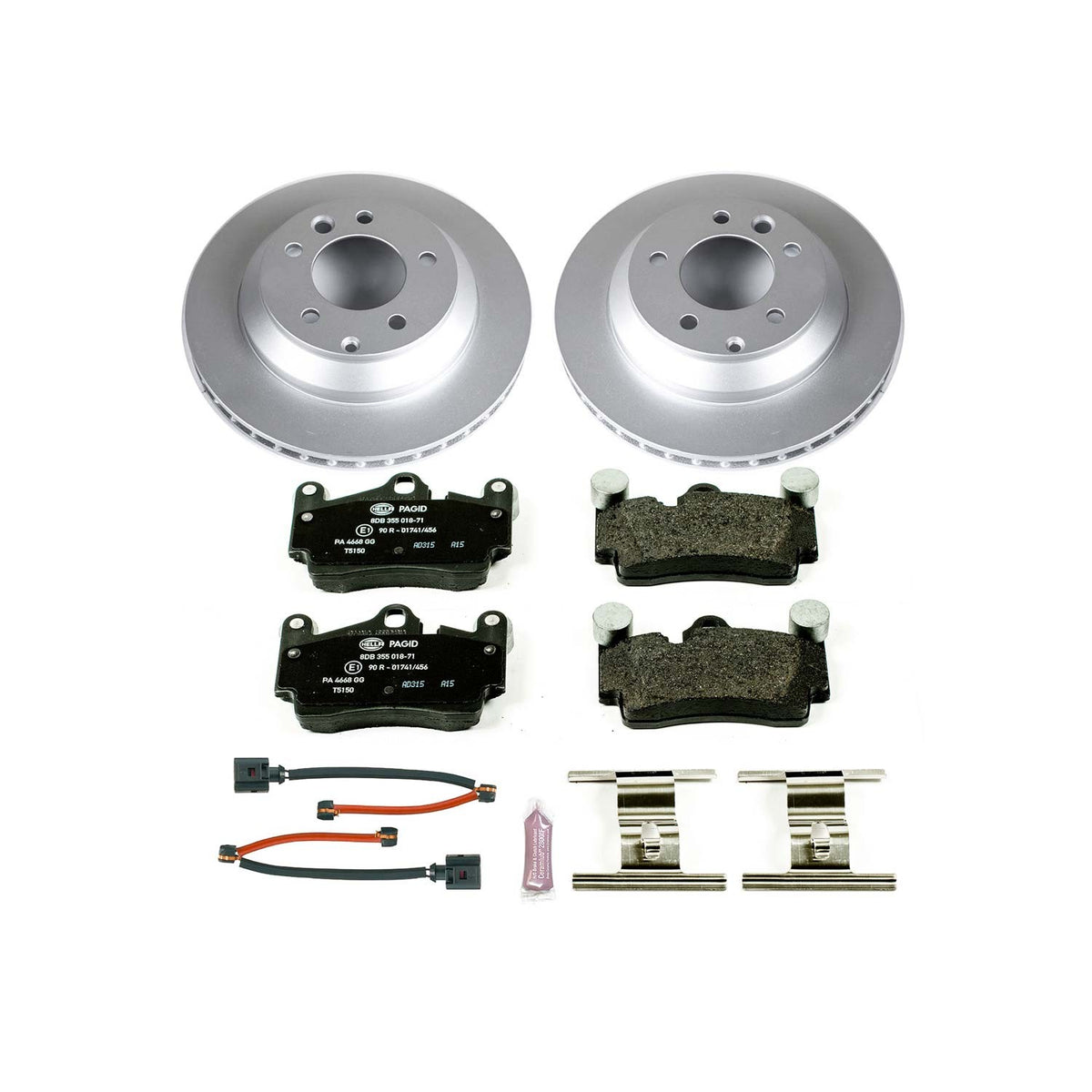 PowerStop Power Stop 07-15 Audi Q7 Rear Euro-Stop Brake Kit ESK5312