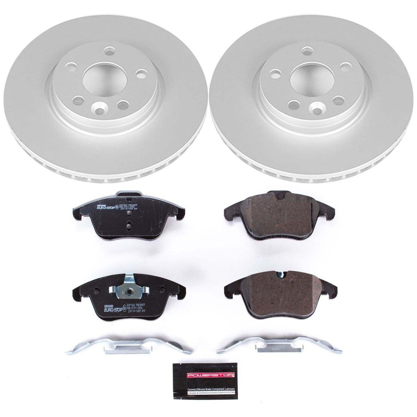 PowerStop Power Stop 11-14 Volvo S60 Front Euro-Stop Brake Kit ESK5608