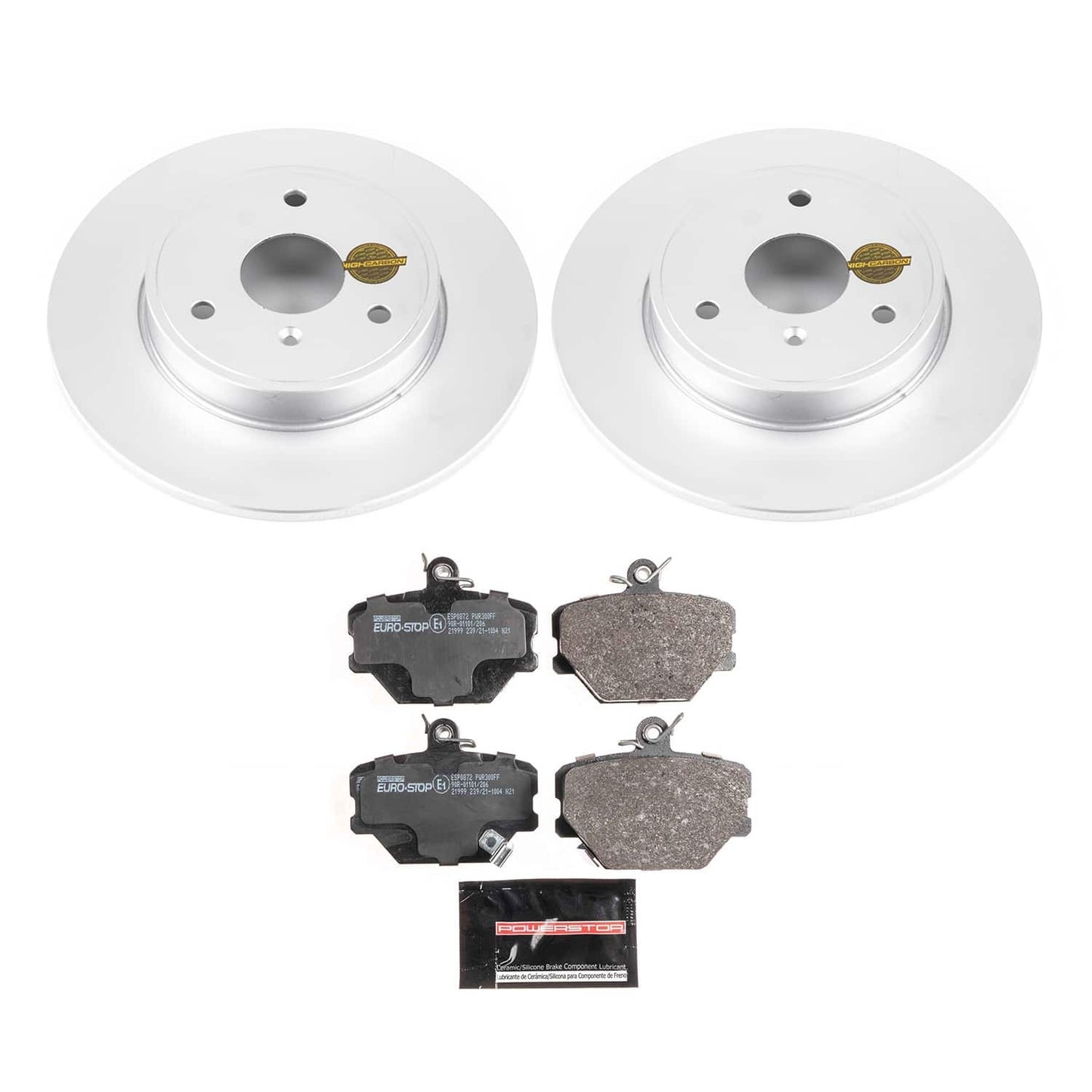 PowerStop Power Stop 08-16 Smart Fortwo Front Eurostop Brake Kit ESK5695
