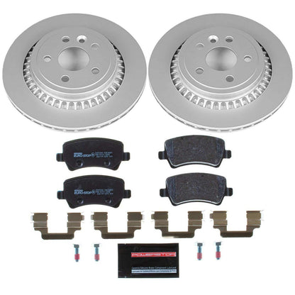 PowerStop Power Stop 10-17 Volvo XC60 Rear Euro-Stop Brake Kit ESK5705