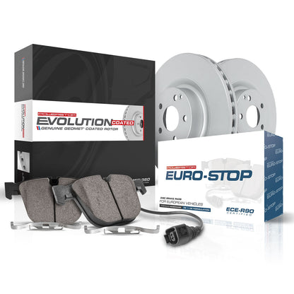 PowerStop Power Stop 10-17 Volvo XC60 Rear Euro-Stop Brake Kit ESK5705