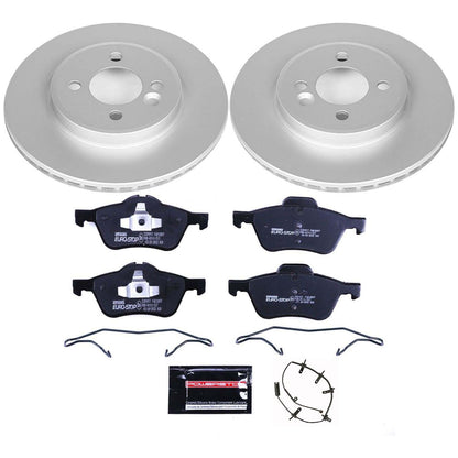 PowerStop Power Stop 02-06 Mini Cooper Front Euro-Stop Brake Kit ESK5724