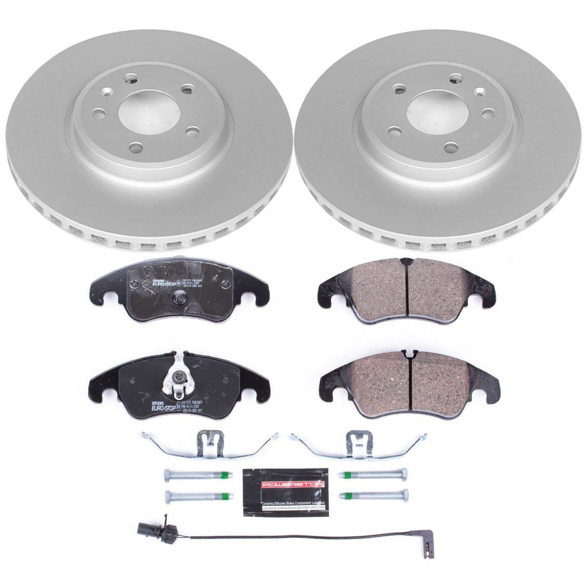PowerStop Power Stop 09-11 Audi A4 Front Euro-Stop Brake Kit ESK5752
