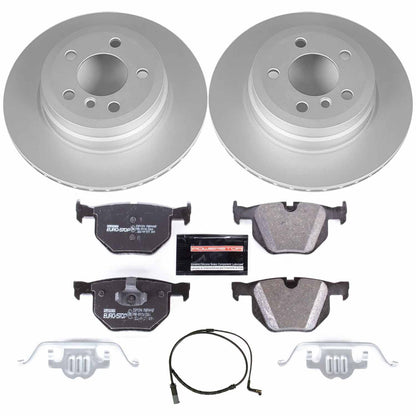 PowerStop Power Stop 07-15 BMW X5 Rear Euro-Stop Brake Kit ESK5984