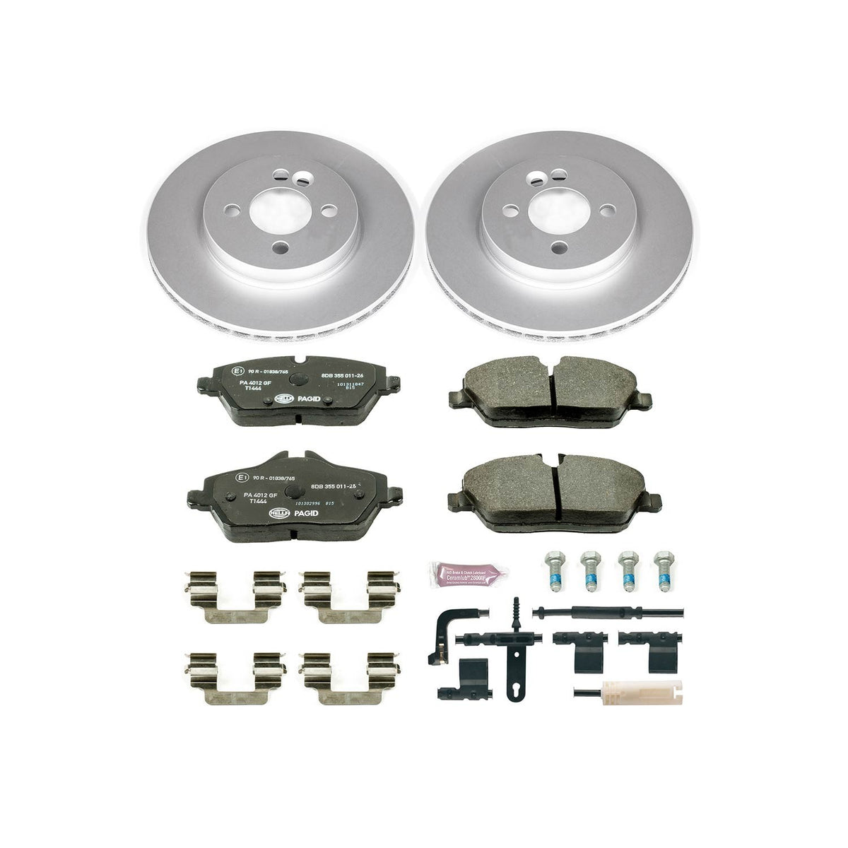 PowerStop Power Stop 07-10 Mini Cooper Front Euro-Stop Brake Kit ESK6066