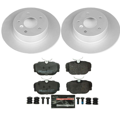 PowerStop Power Stop 99-04 Land Rover Discovery Rear Euro-Stop Brake Kit ESK6152