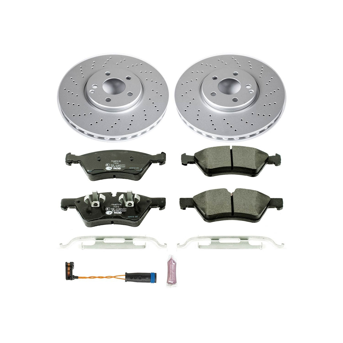 PowerStop Power Stop 07-09 Mercedes-Benz E350 Front Euro-Stop Brake Kit ESK6357