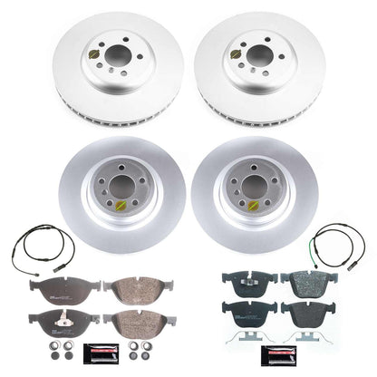 PowerStop Power Stop 10-17 BMW 550i GT xDrive Front & Rear Eurostop Brake Kit ESK6415