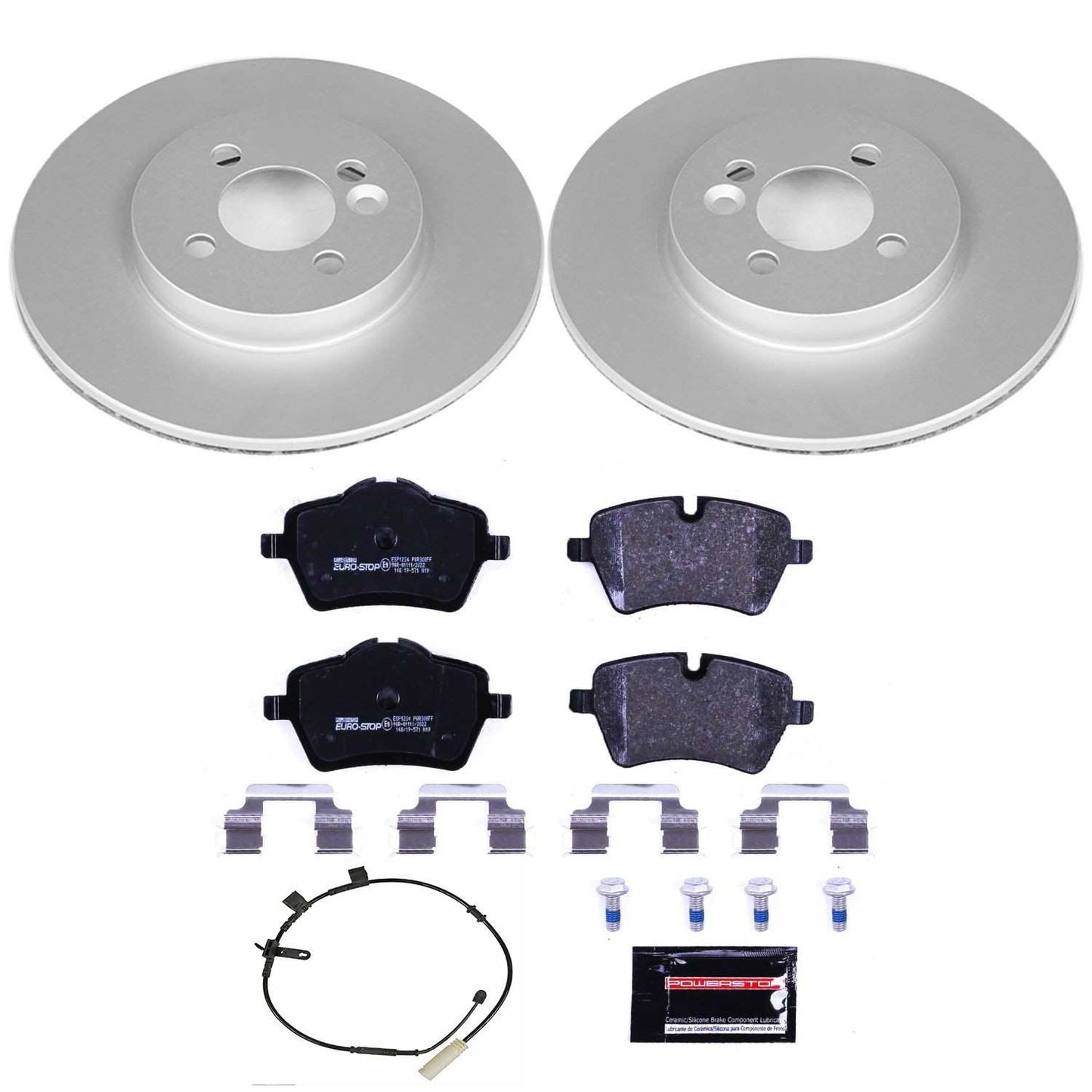 PowerStop Power Stop 11-16 Mini Cooper Front Euro-Stop Brake Kit ESK6741