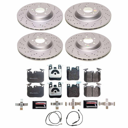 PowerStop Power Stop 16-18 BMW M2 Front and Rear Eurostop Brake Kit ESK7447