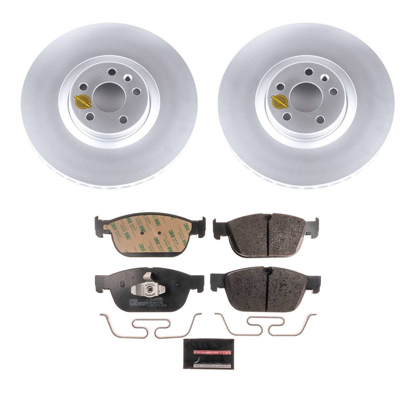 PowerStop Power Stop 19-22 Volvo S60 Front Eurostop Brake Kit ESK7703