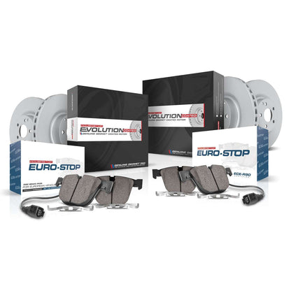 PowerStop Power Stop 14-21 Mini Cooper Front & Rear Eurostop Brake Kit ESK7981