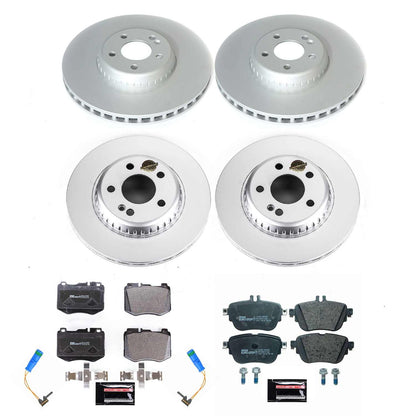 PowerStop Power Stop 2017 Mercedes-Benz E300 Front & Rear Eurostop Brake Kit ESK8072