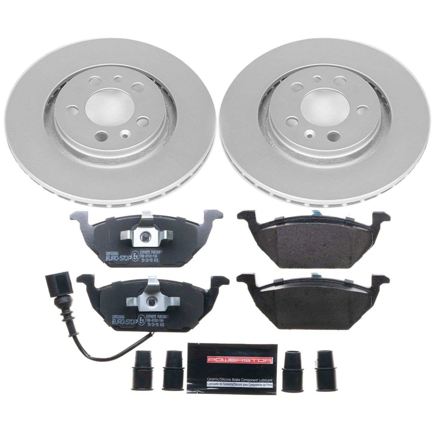 PowerStop Power Stop 99-06 Volkswagen Beetle Front Euro-Stop Brake Kit ESK839