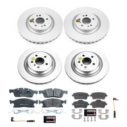 PowerStop Power Stop 2015 Mercedes-Benz ML400 Front & Rear Eurostop Brake Kit ESK8435