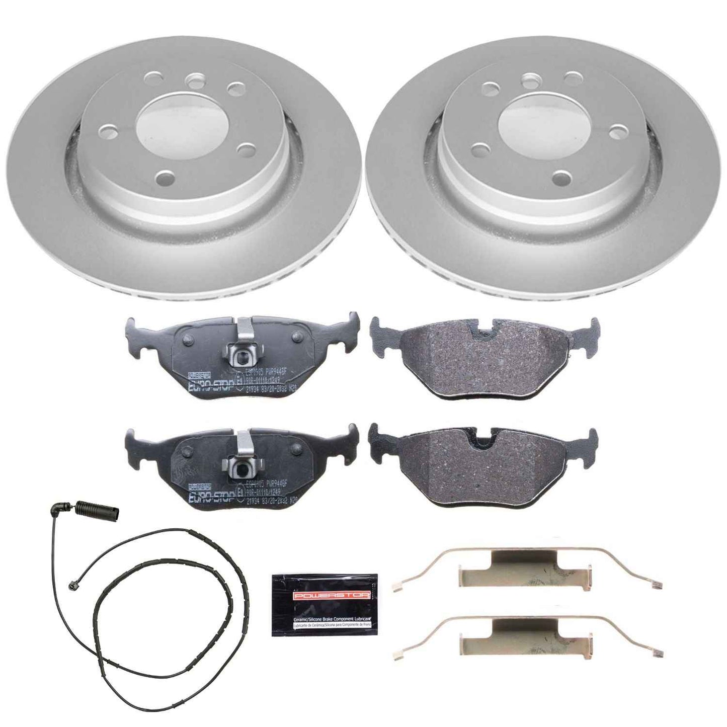 PowerStop Power Stop 2000 BMW 323i Rear Euro-Stop Brake Kit ESK877