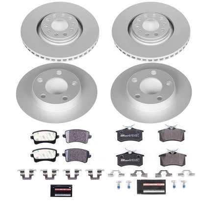 Power Stop 01-05 Audi Allroad Quattro Front & Rear Euro-Stop Brake Kit ESK889