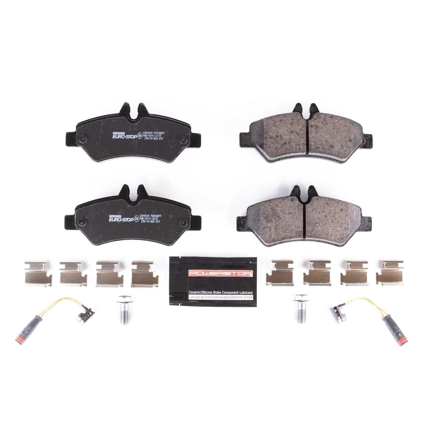 PowerStop Power Stop 10-18 Mercedes-Benz Sprinter 3500 Euro-Stop ECE-R90 Rear Brake Pads ESP0535