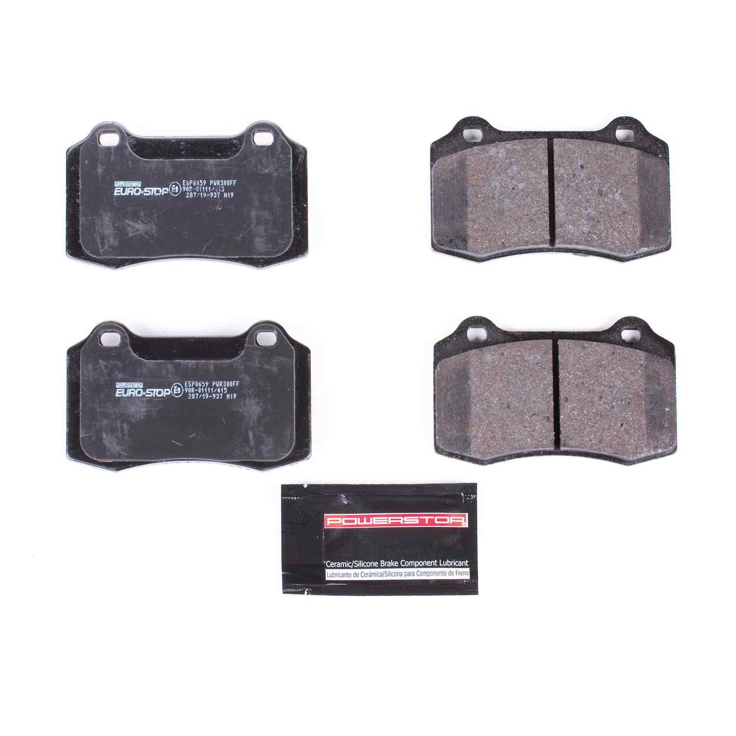 PowerStop Power Stop 04-07 Volvo V70 Euro-Stop ECE-R90 Rear Brake Pads ESP0659