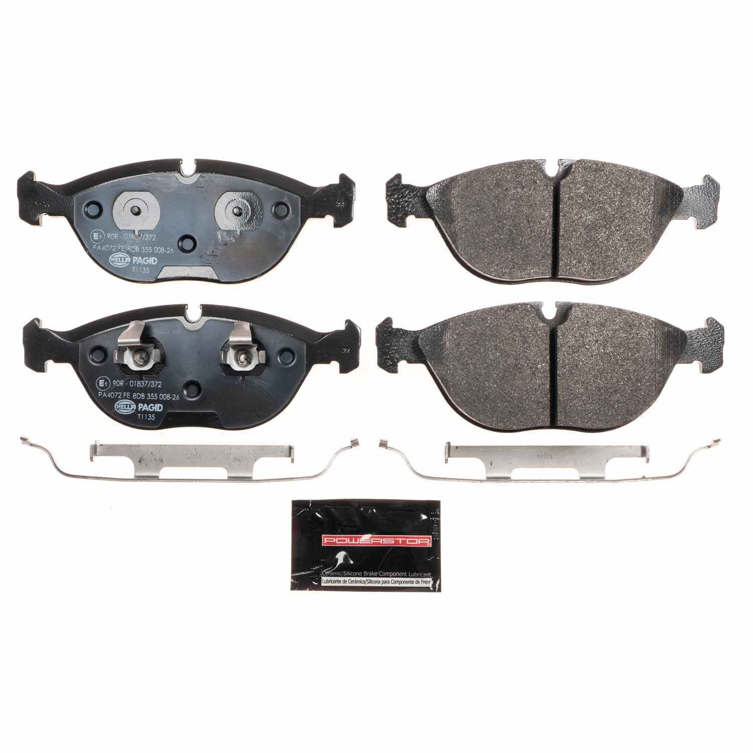 PowerStop Power Stop 2004 Volkswagen R32 Euro-Stop ECE-R90 Front Brake Pads ESP0826