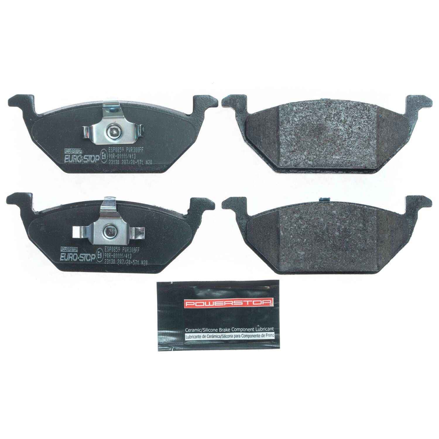 PowerStop Power Stop 11-15 Volkswagen Jetta Euro-Stop ECE-R90 Front Brake Pads ESP0859