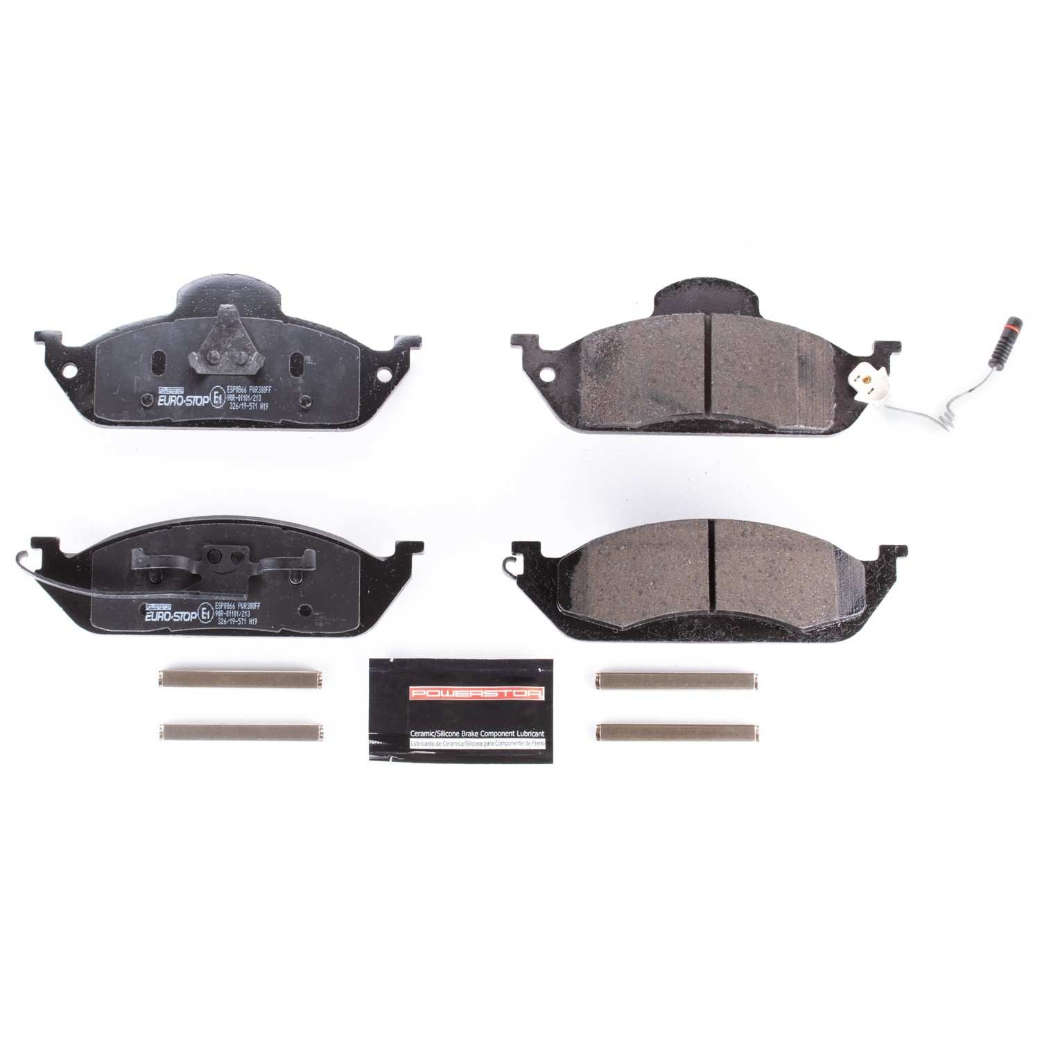 PowerStop Power Stop 1999 Mercedes-Benz ML430 Euro-Stop ECE-R90 Front Brake Pads ESP0866