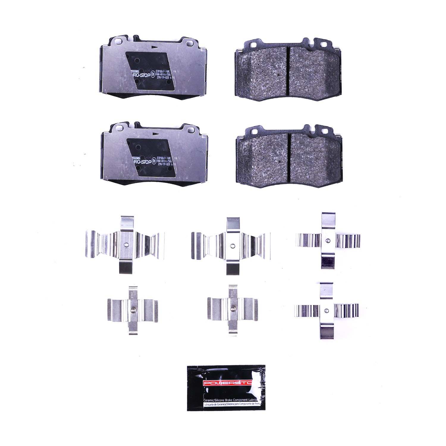 PowerStop Power Stop 07-11 Mercedes-Benz SLK55 AMG Euro-Stop ECE-R90 Front Brake Pads ESP0869