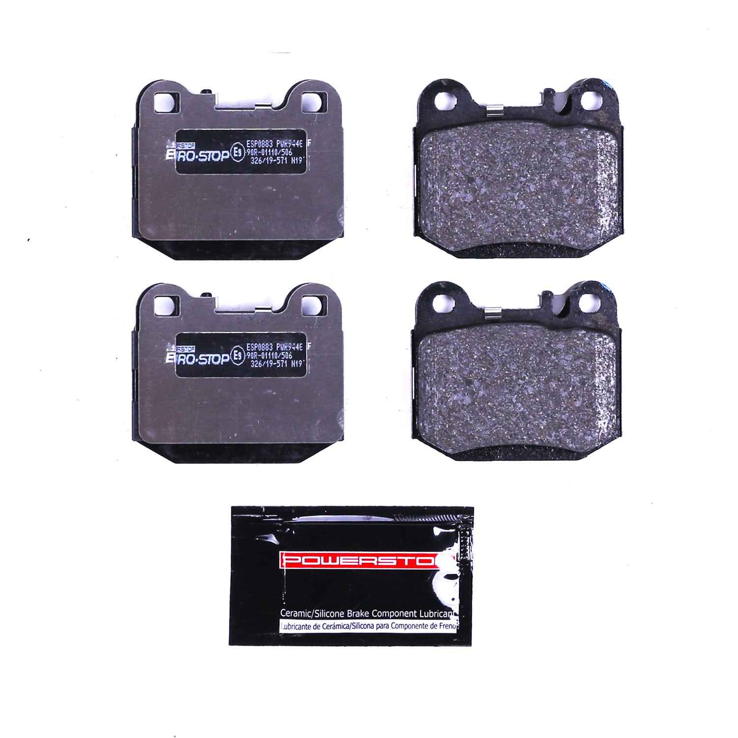 PowerStop Power Stop 00-03 Mercedes-Benz ML55 AMG Euro-Stop ECE-R90 Rear Brake Pads ESP0883