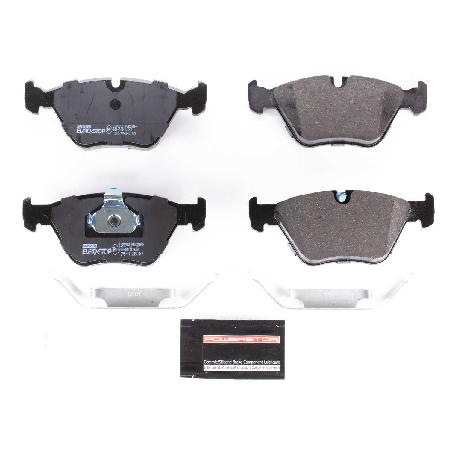 PowerStop Power Stop 06-08 BMW Z4 Euro-Stop ECE-R90 Front Brake Pads ESP0900