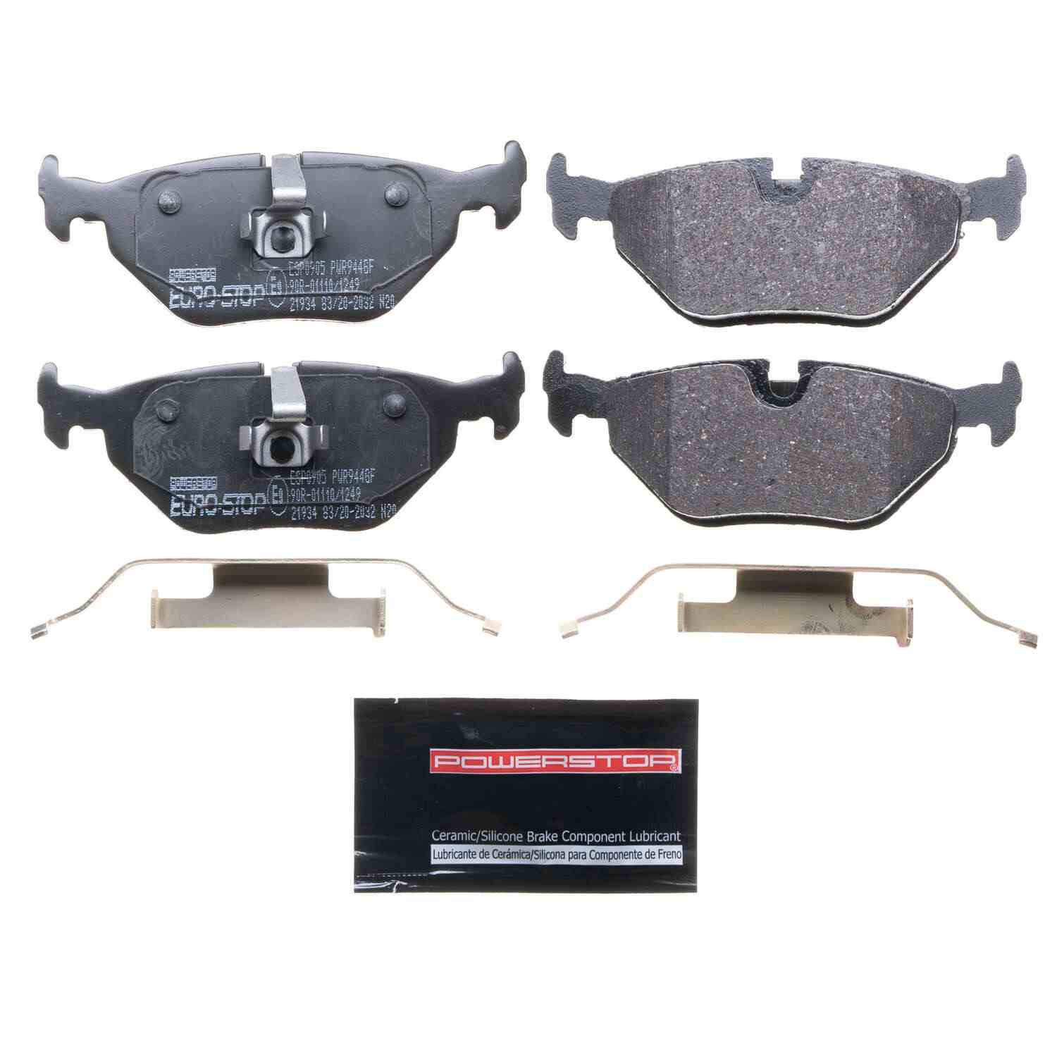 PowerStop Power Stop 1999 Saab 9-5 Euro-Stop ECE-R90 Rear Brake Pads ESP0905