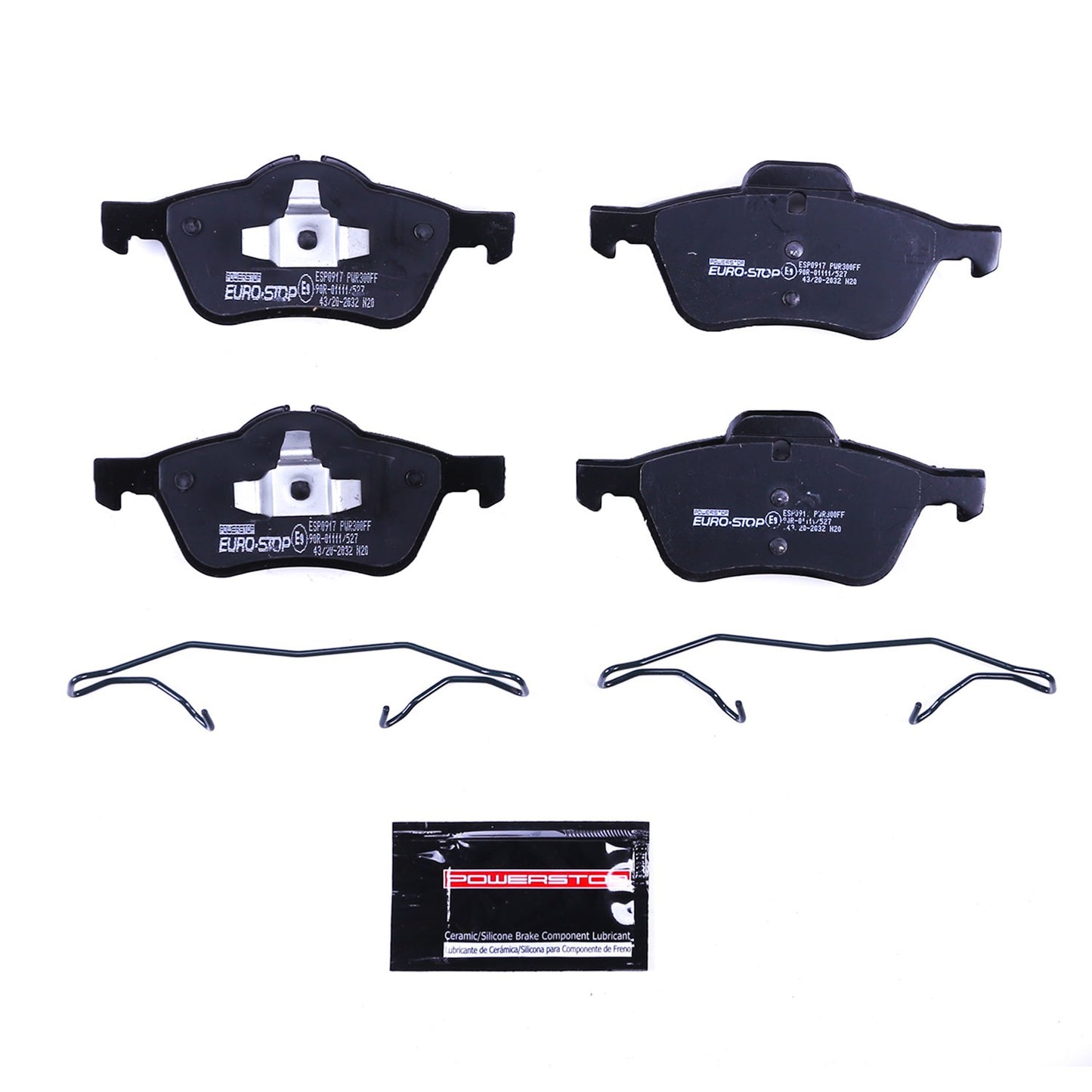 Euro-Stop by PowerStop Disc Brake Pad Set ESP0917