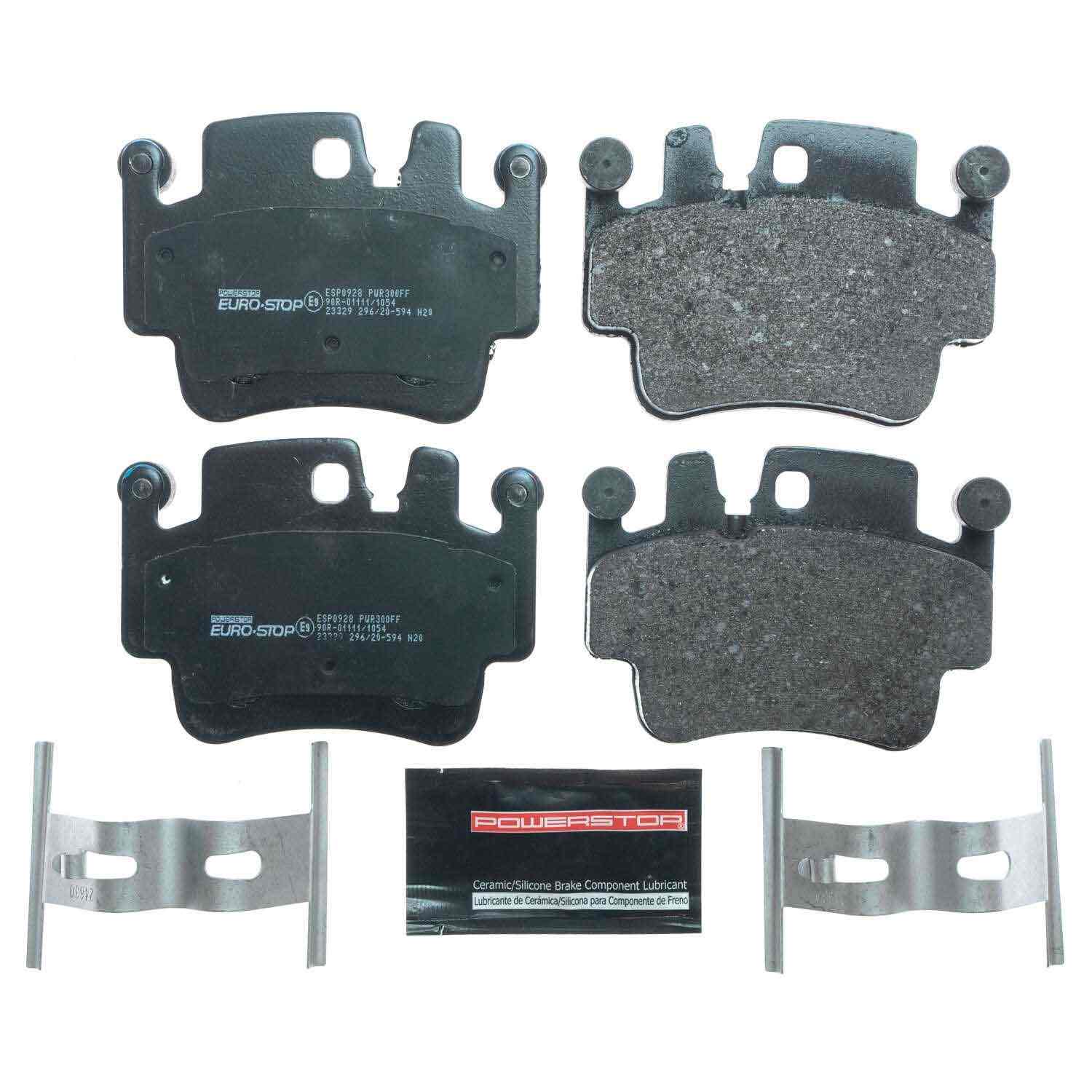 PowerStop Power Stop 01-05 Porsche 911 Euro-Stop ECE-R90 Front or Rear Brake Pads ESP0928