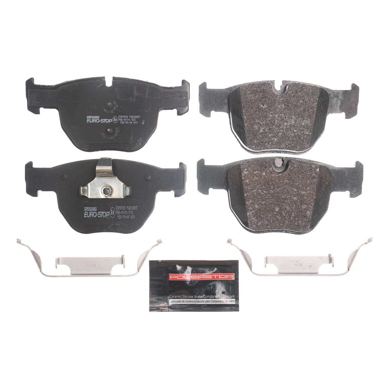 PowerStop Power Stop 03-05 Land Rover Range Rover Euro-Stop ECE-R90 Front Brake Pads ESP0930