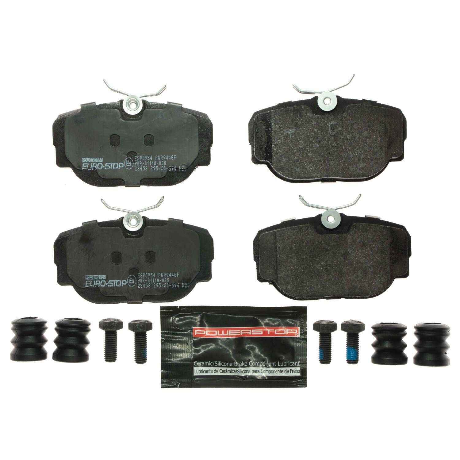 PowerStop Power Stop 99-04 Land Rover Discovery Euro-Stop ECE-R90 Front or Rear Brake Pads ESP0954