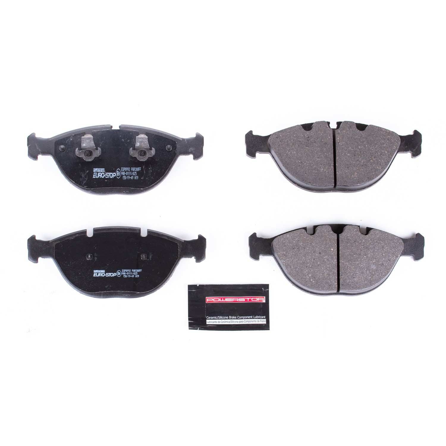 PowerStop Power Stop 05-06 BMW X5 Euro-Stop ECE-R90 Front Brake Pads ESP0992