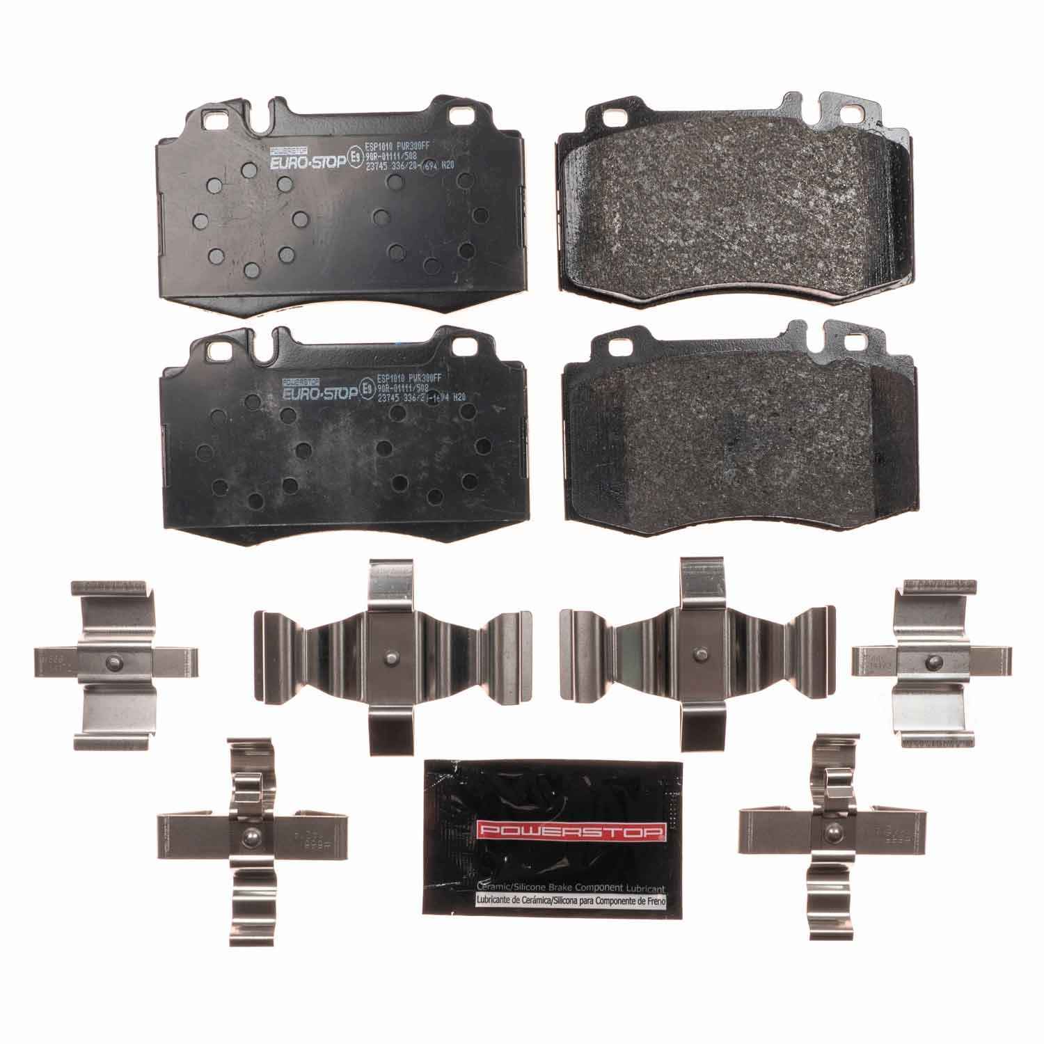 PowerStop Power Stop 03-12 Mercedes-Benz Euro-Stop ECE-R90 Front Brake Pads ESP1010